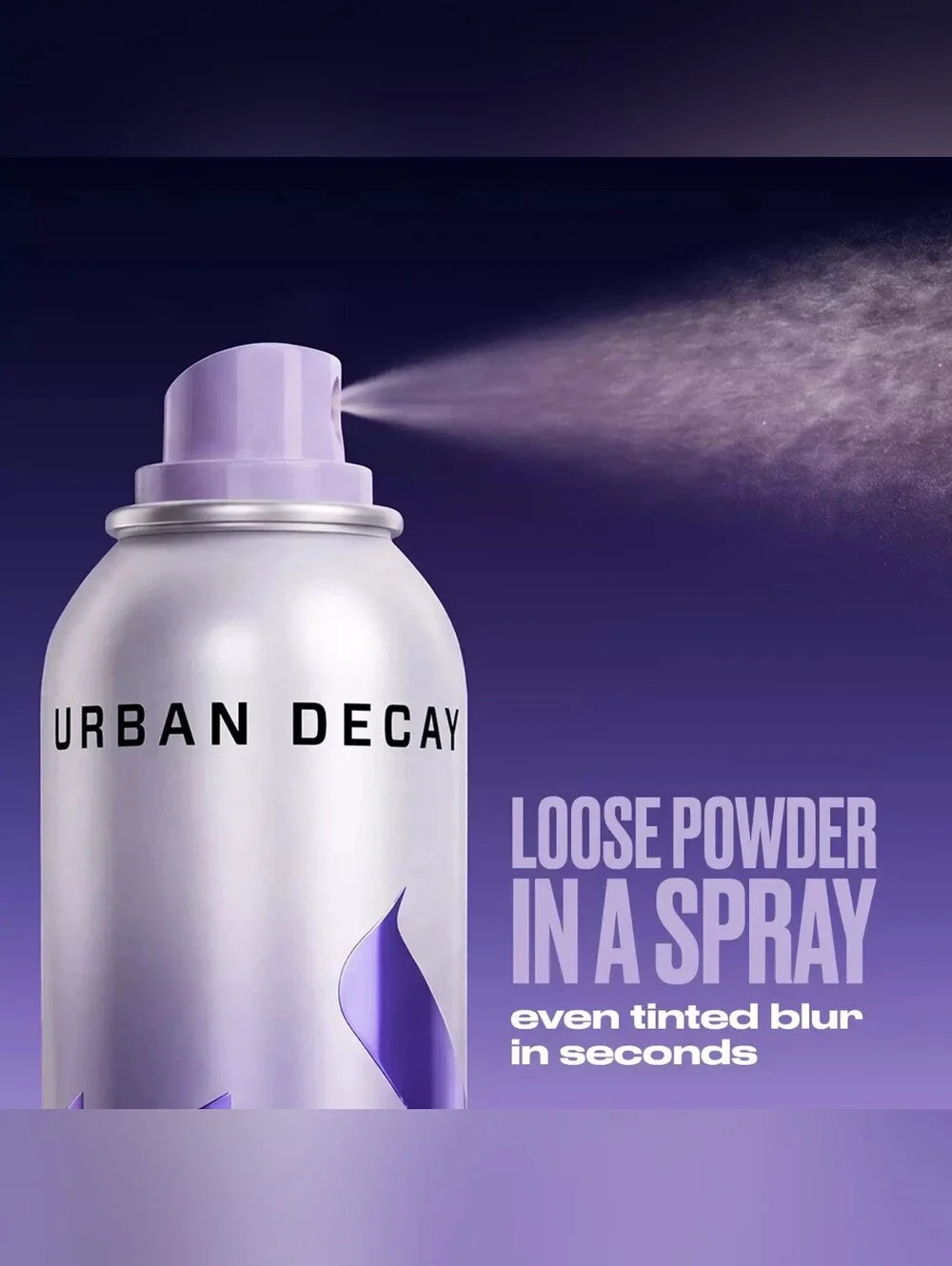 Urban Decay Ghosting Spray. Color:deep. Full Sized. Sprayed Once For Color Test